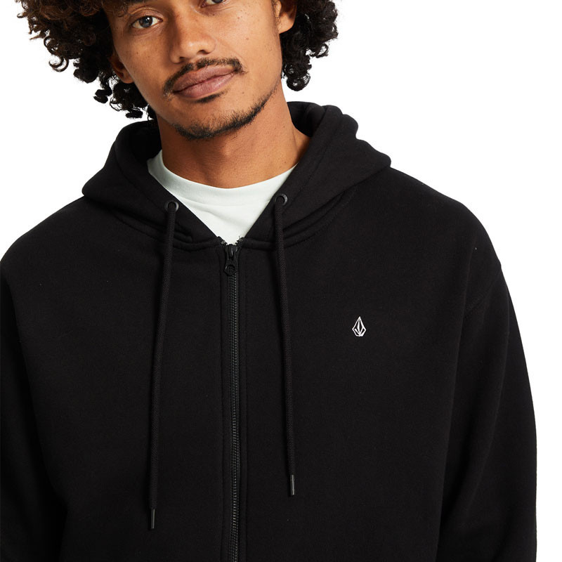 Sudadera Volcom: Single Stone Zip (Black)
