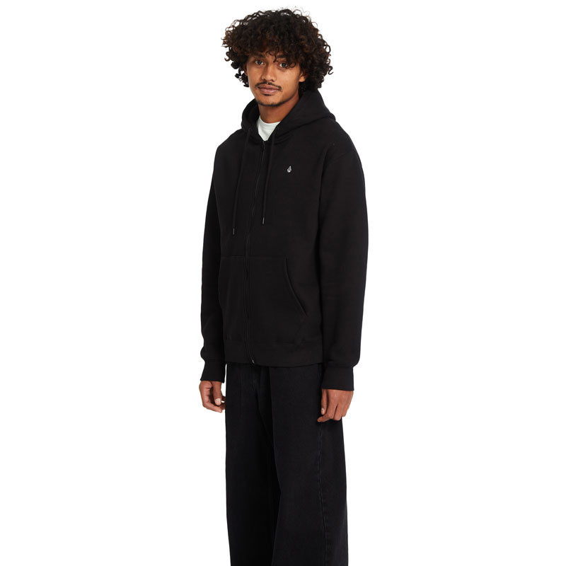 Sudadera Volcom: Single Stone Zip (Black)