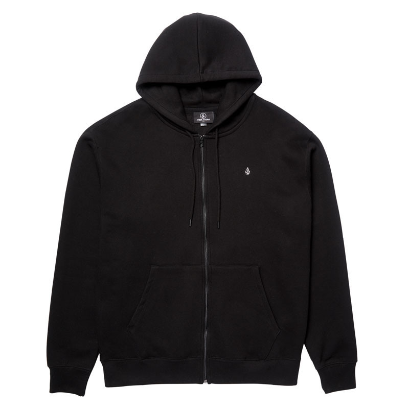 Sudadera Volcom: Single Stone Zip (Black)