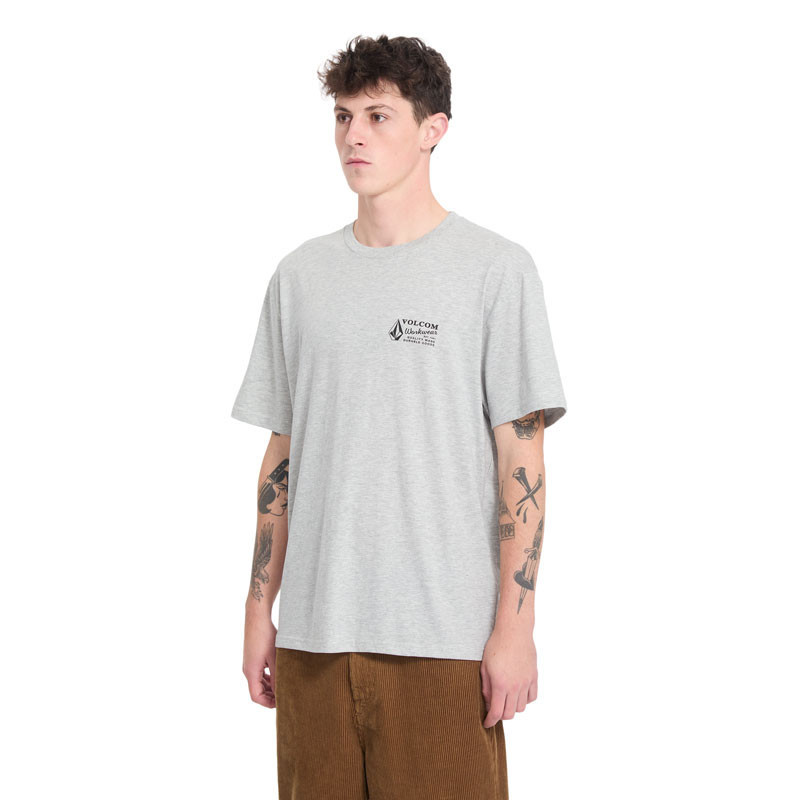 Camiseta Volcom: Workwear Bsc Sst (Heather Grey)