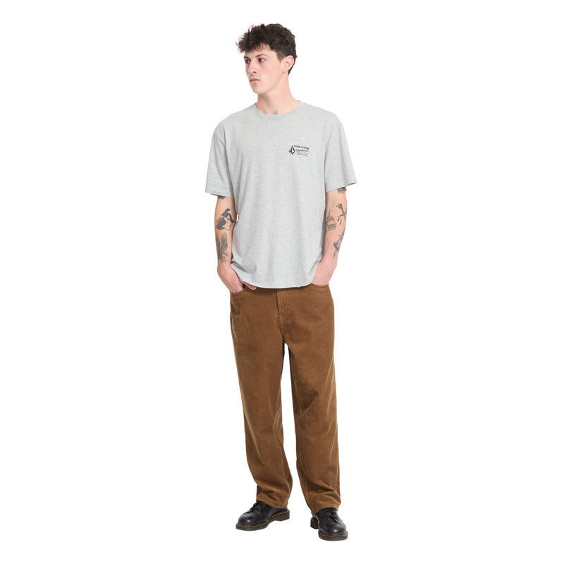 Camiseta Volcom: Workwear Bsc Sst (Heather Grey)