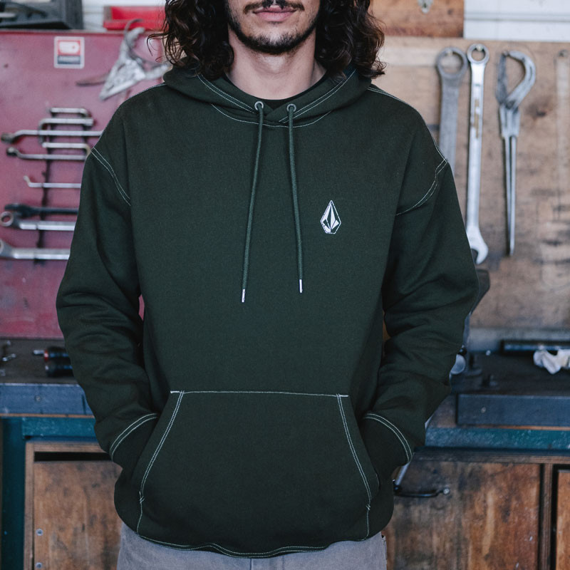 Sudadera Volcom: Skidder Po (Scarab)