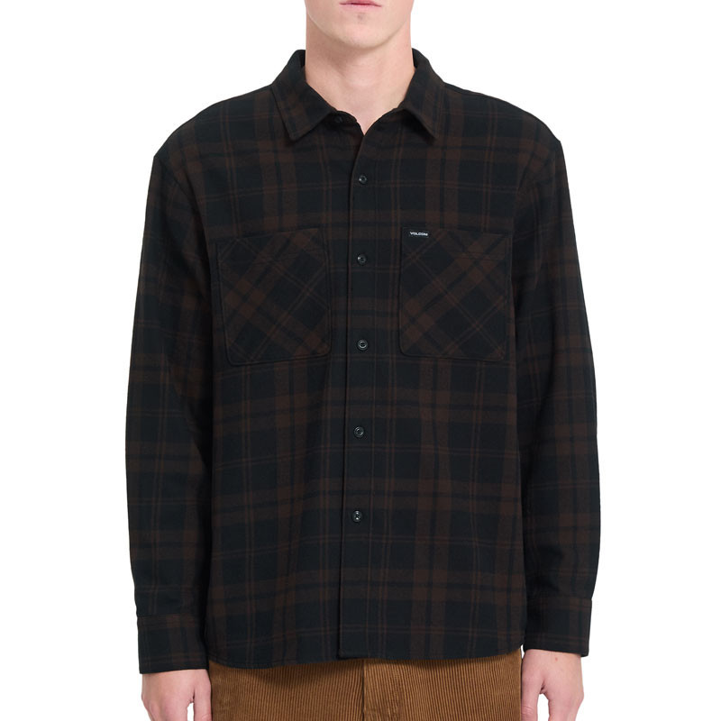 Camisa Volcom: Hunkstone LS (Cacao)