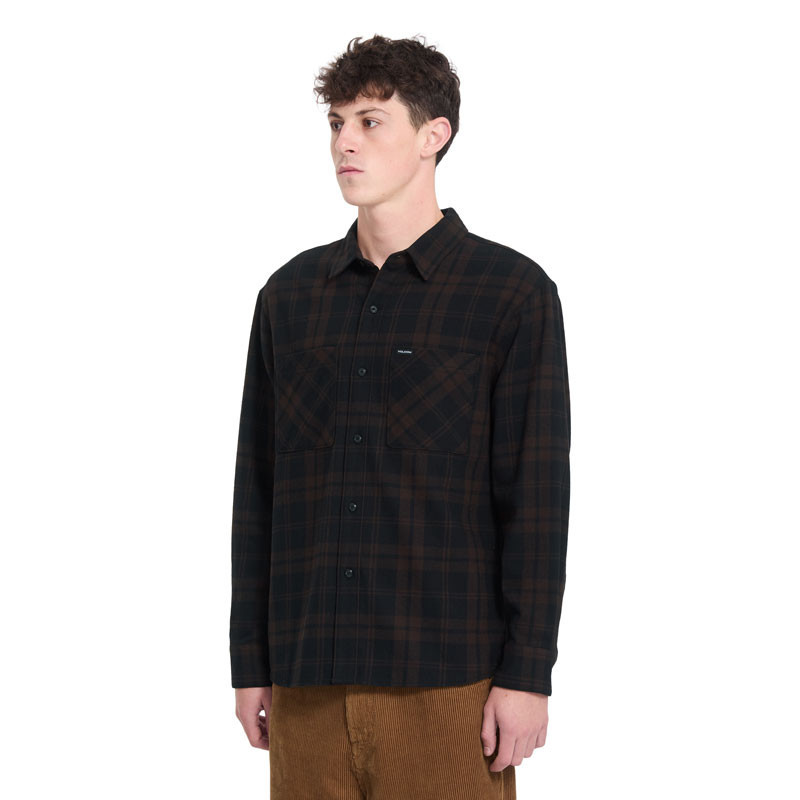 Camisa Volcom: Hunkstone LS (Cacao)