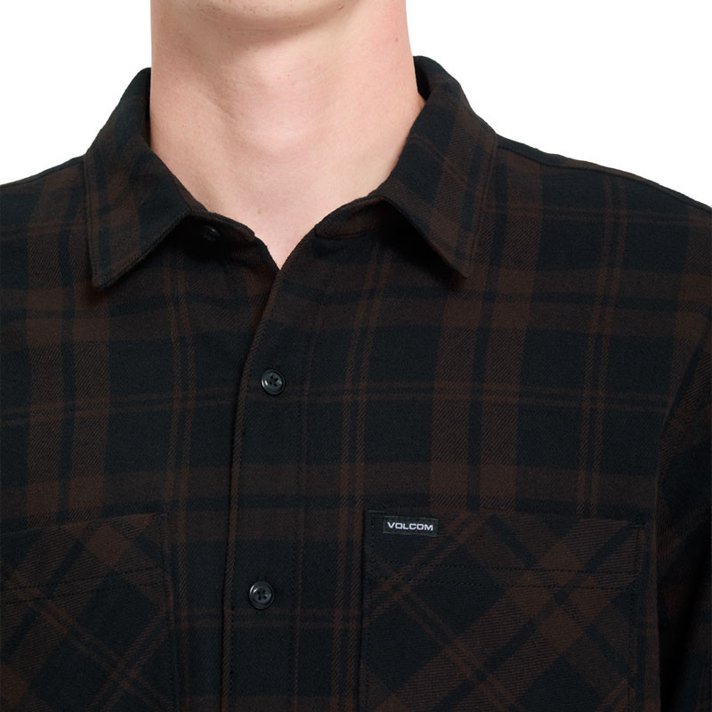 Camisa Volcom: Hunkstone LS (Cacao)