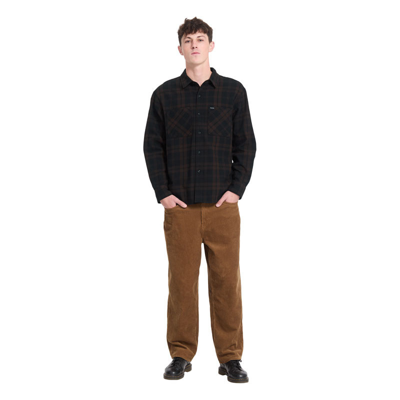 Camisa Volcom: Hunkstone LS (Cacao)