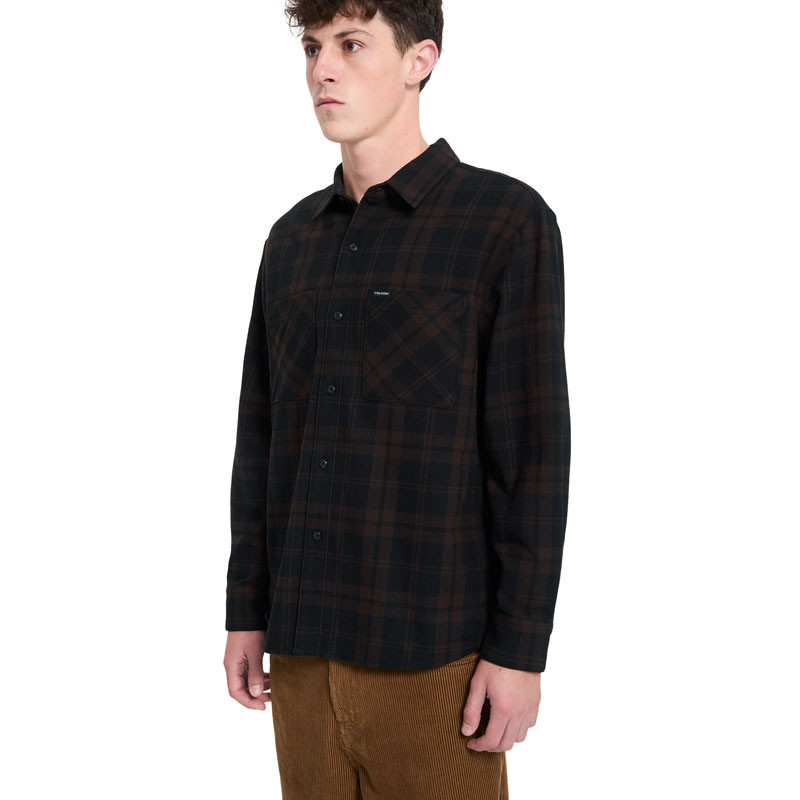 Camisa Volcom: Hunkstone LS (Cacao)
