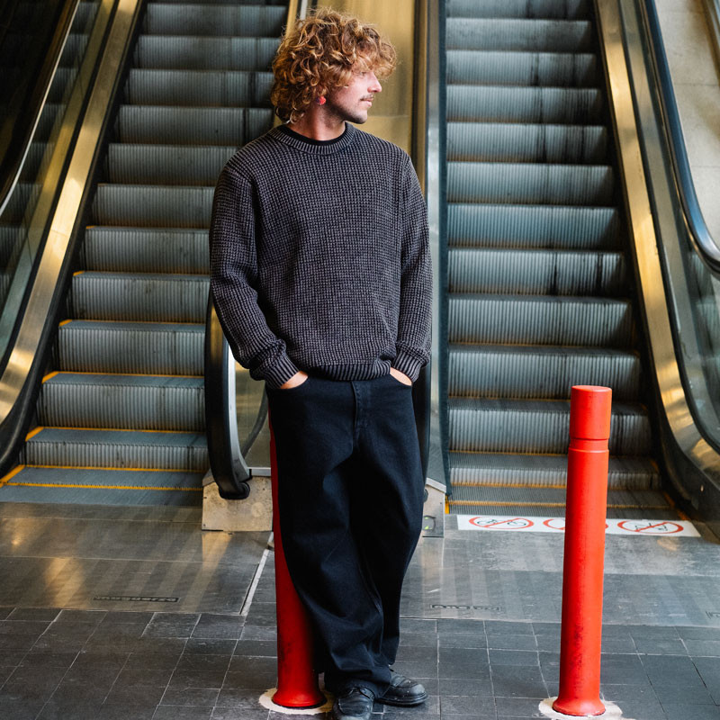 Jersey Volcom: Thermowhy Sweater (Black)