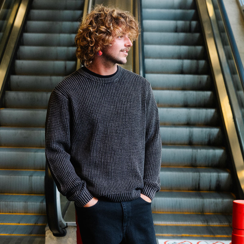 Jersey Volcom: Thermowhy Sweater (Black)