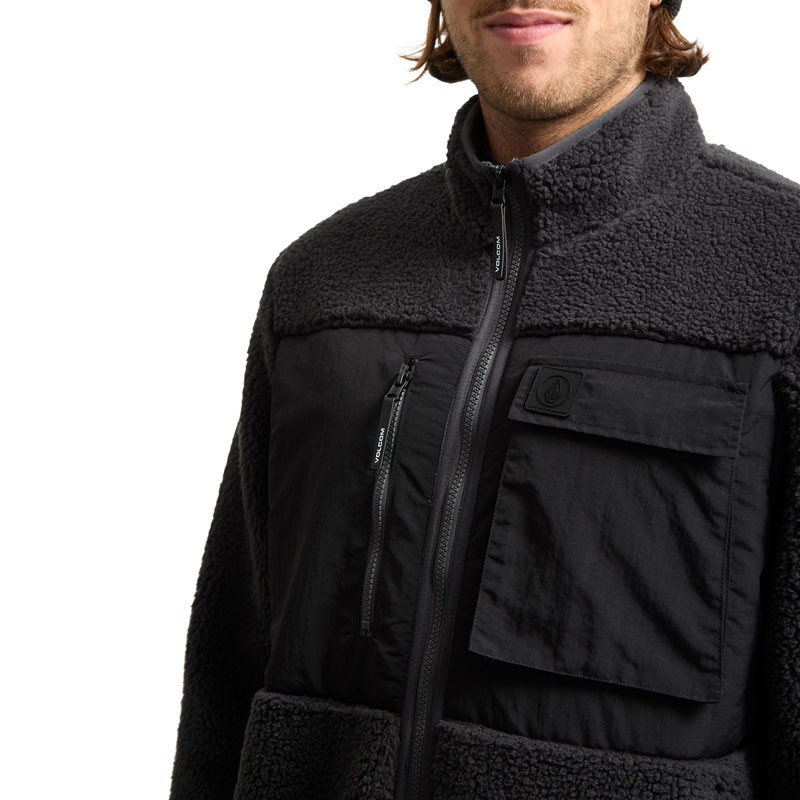 Chaqueta Volcom: Storm Stone Zip Fleece (Asphalt Black)