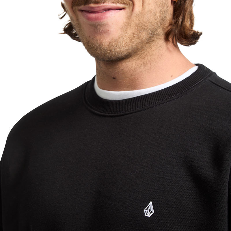 Sudadera Volcom: Single Stone Crew (Black)