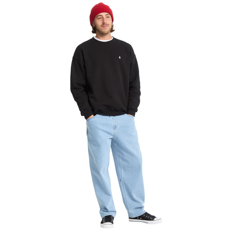 Sudadera Volcom: Single Stone Crew (Black)