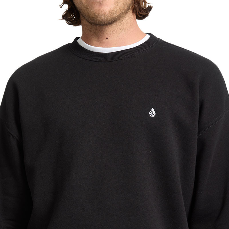 Sudadera Volcom: Single Stone Crew (Black)