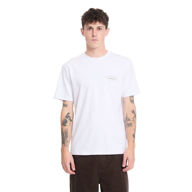 Camiseta Volcom: Flying Machine Sst (White)