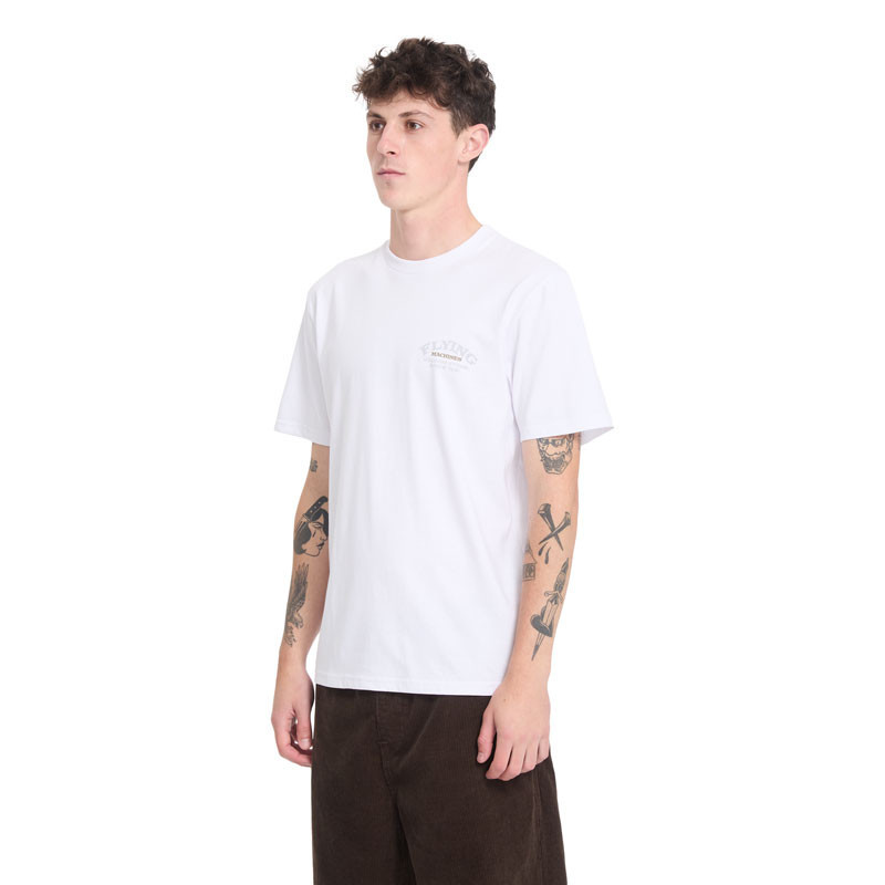 Camiseta Volcom: Flying Machine Sst (White)