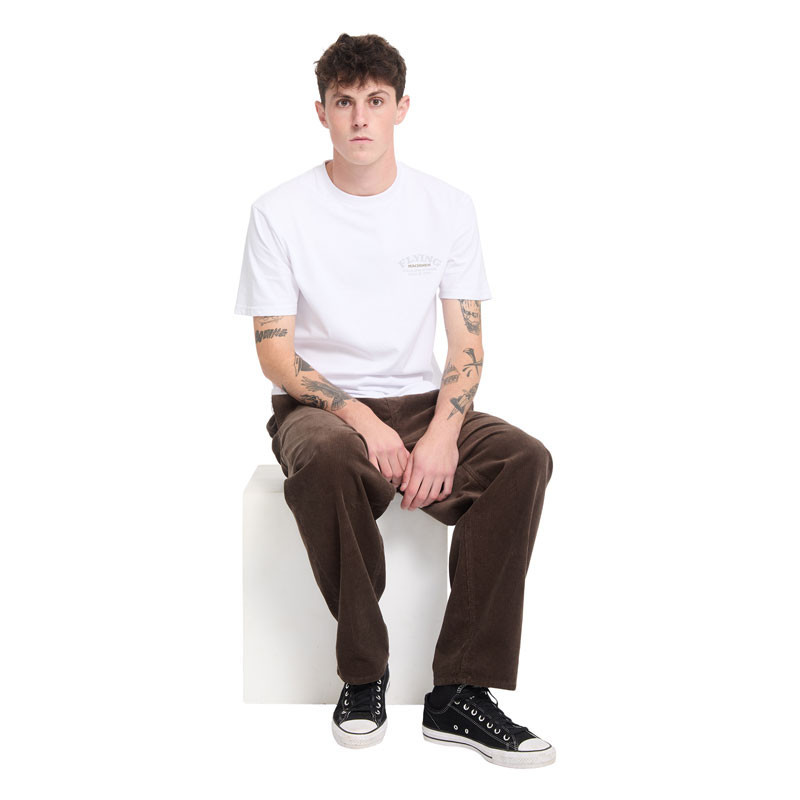 Camiseta Volcom: Flying Machine Sst (White)