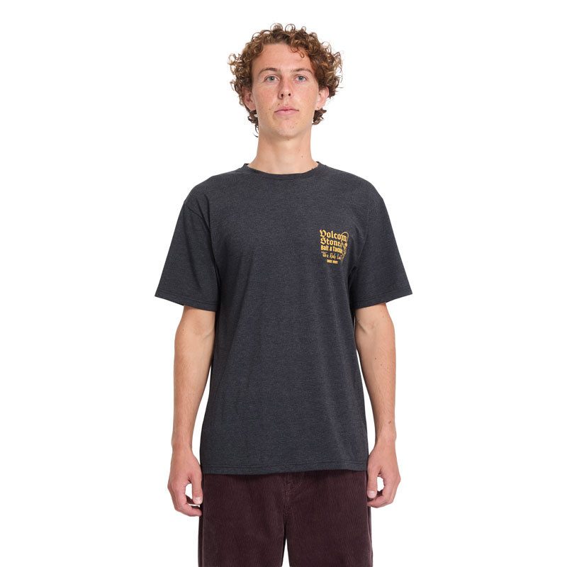 Camiseta Volcom: Reely Lucky Hth Sst (Heather Black)