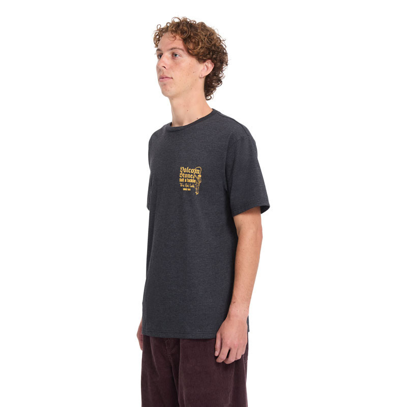 Camiseta Volcom: Reely Lucky Hth Sst (Heather Black)