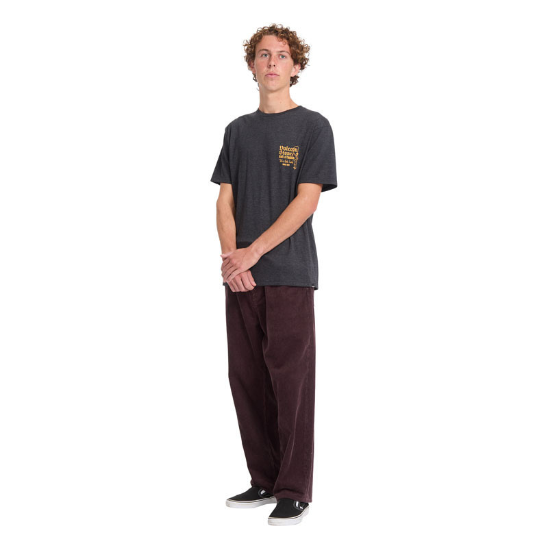 Camiseta Volcom: Reely Lucky Hth Sst (Heather Black)