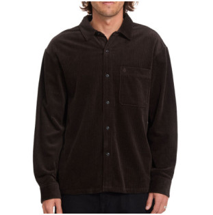 Camisa Volcom: Fostered II Cord LS (Cacao)