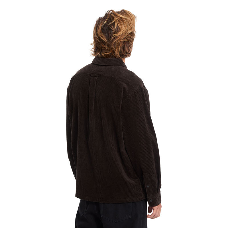 Camisa Volcom: Fostered II Cord LS (Cacao)