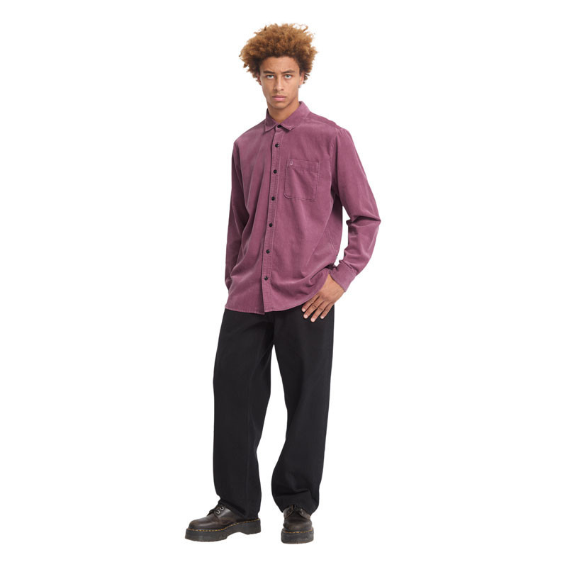 Camisa Volcom: Zander Cord LS (Orchid)