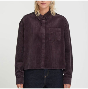 Camisa Volcom: Weellow Cord Shirt (Raisin)