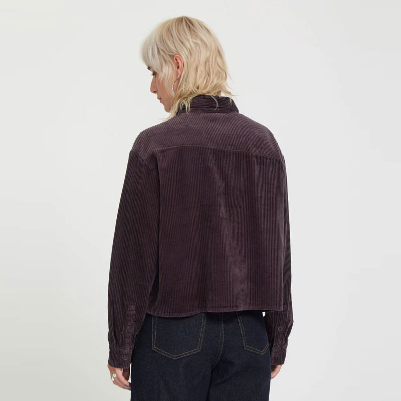 Camisa Volcom: Weellow Cord Shirt (Raisin)