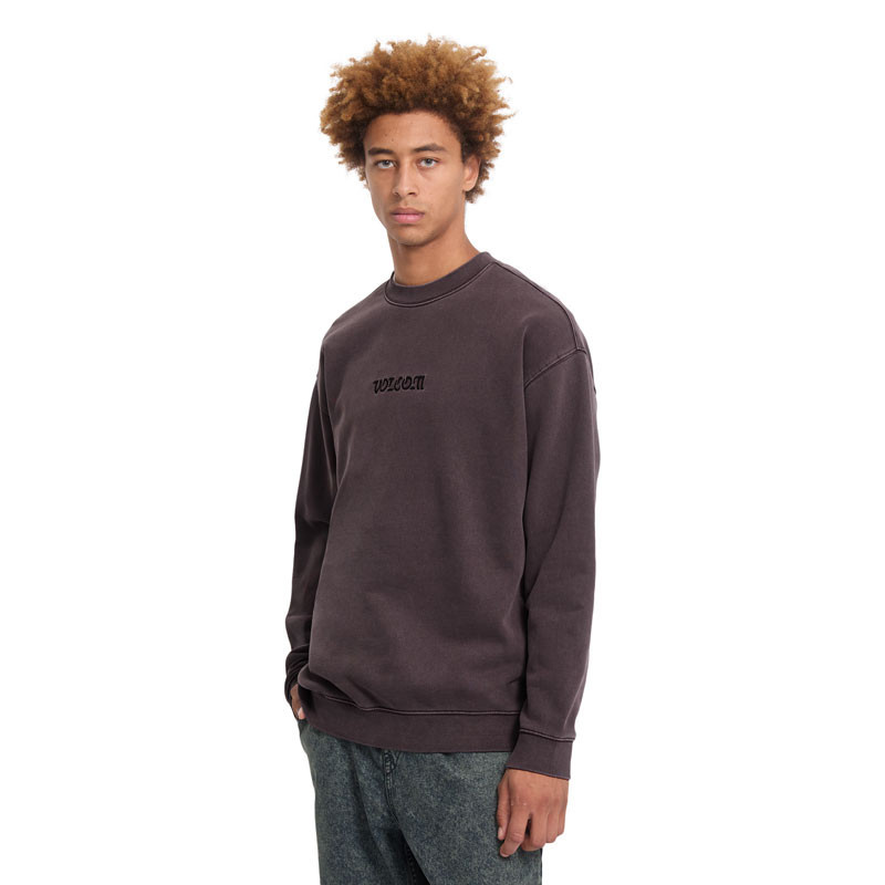 Sudadera Volcom: Big Stone Crew (Raisin)