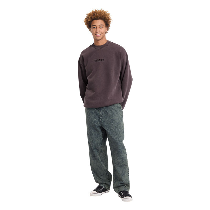 Sudadera Volcom: Big Stone Crew (Raisin)