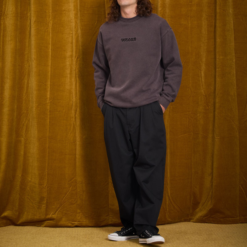 Sudadera Volcom: Big Stone Crew (Raisin)
