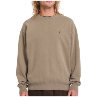 Sudadera Volcom: Single Stone Pw Crew (Earth)
