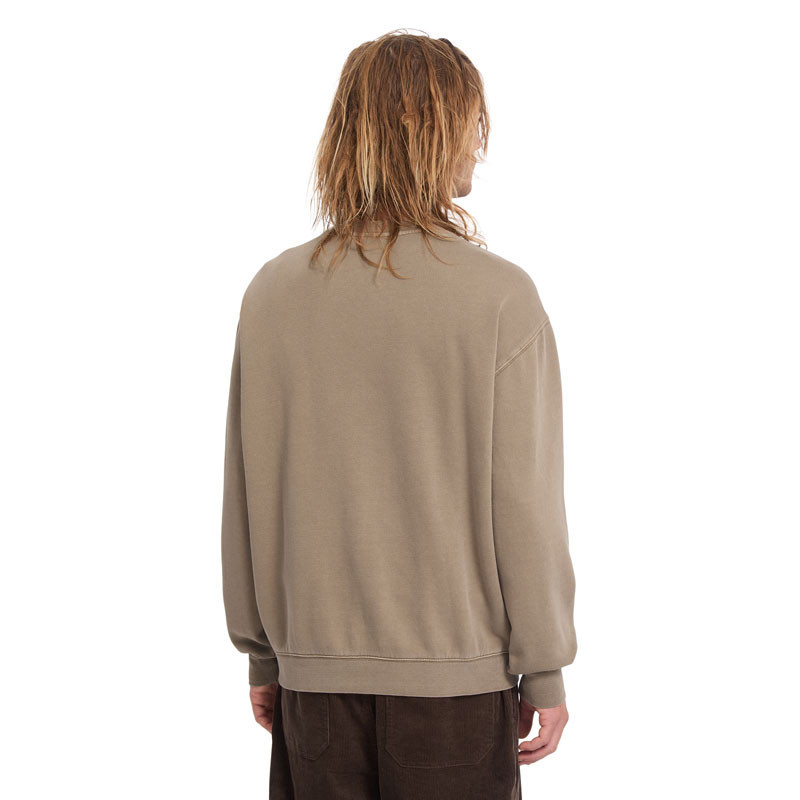 Sudadera Volcom: Single Stone Pw Crew (Earth)