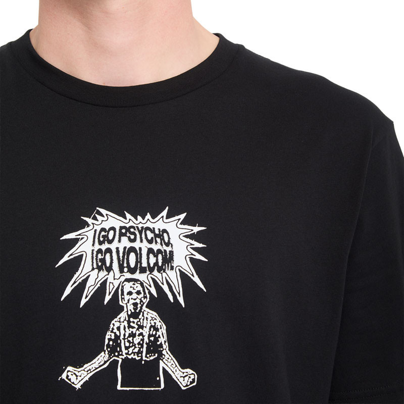 Camiseta Volcom: I Go Psycho Bsc Sst (Black)