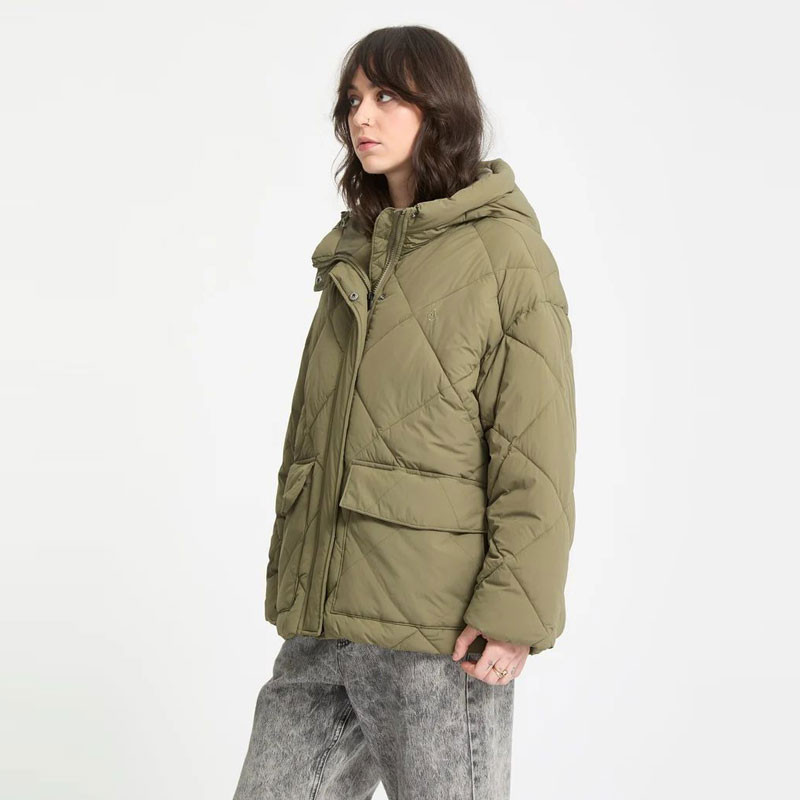 Chaqueta Volcom: Out Of Boxy Puff (Wintermoss)