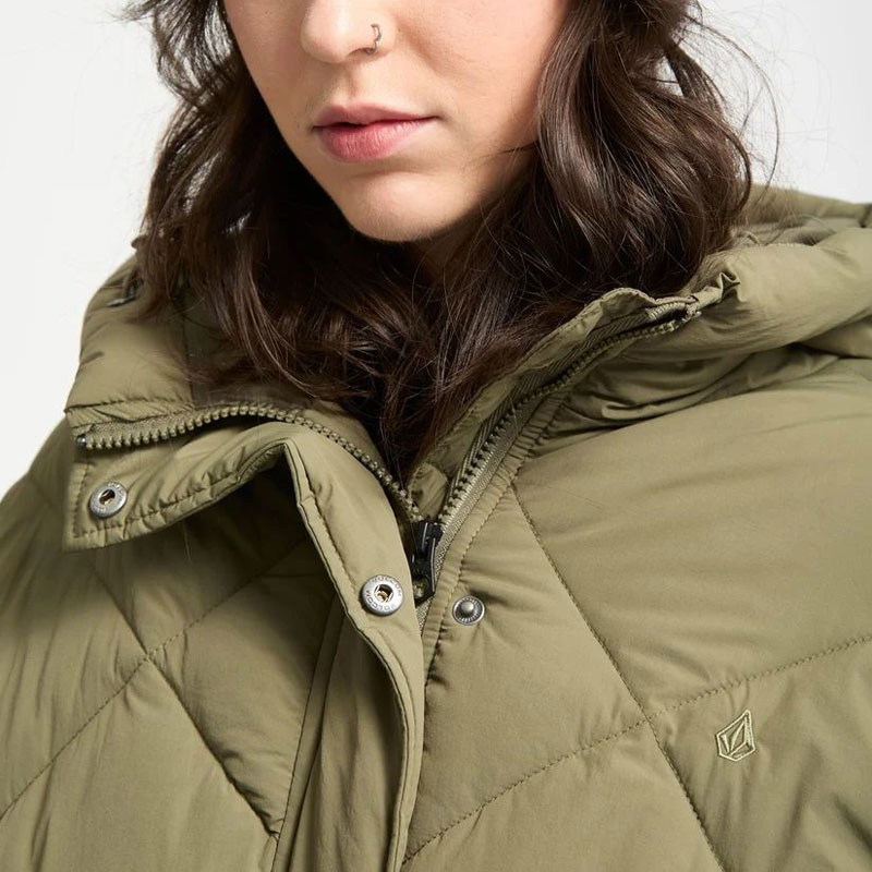 Chaqueta Volcom: Out Of Boxy Puff (Wintermoss)