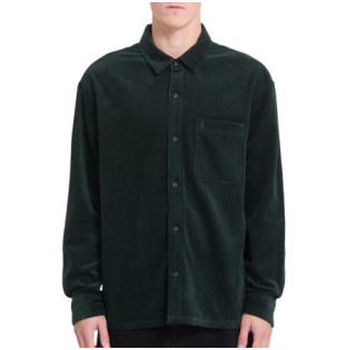 Camisa Volcom: Fostered II Cord LS (Scarab)