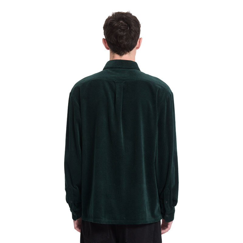 Camisa Volcom: Fostered II Cord LS (Scarab)