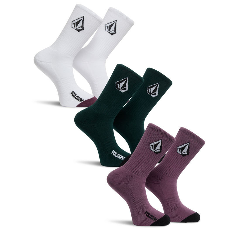 Calcetines Volcom: Full Stone Mix 3Pk (Multi)