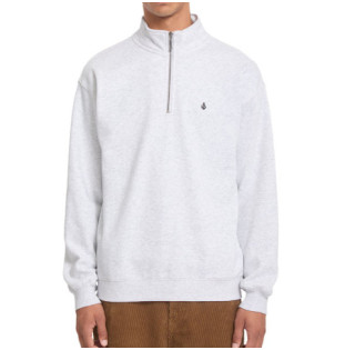 Sudadera Volcom: Single Stone Quarter Zip (Bone Heather)