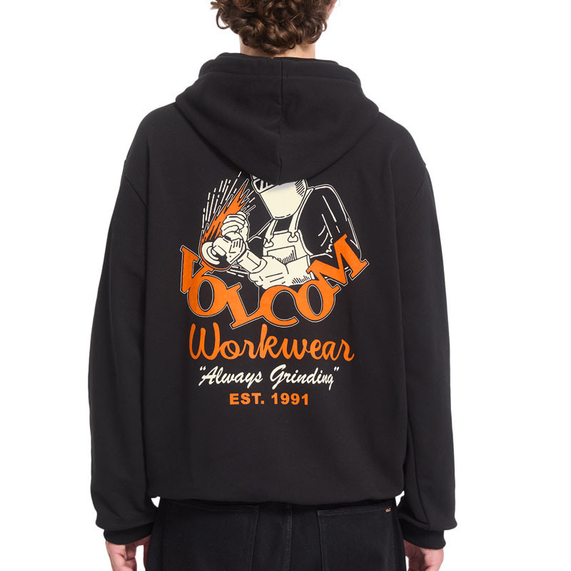 Sudadera Volcom: Always Grinding Po (Black)