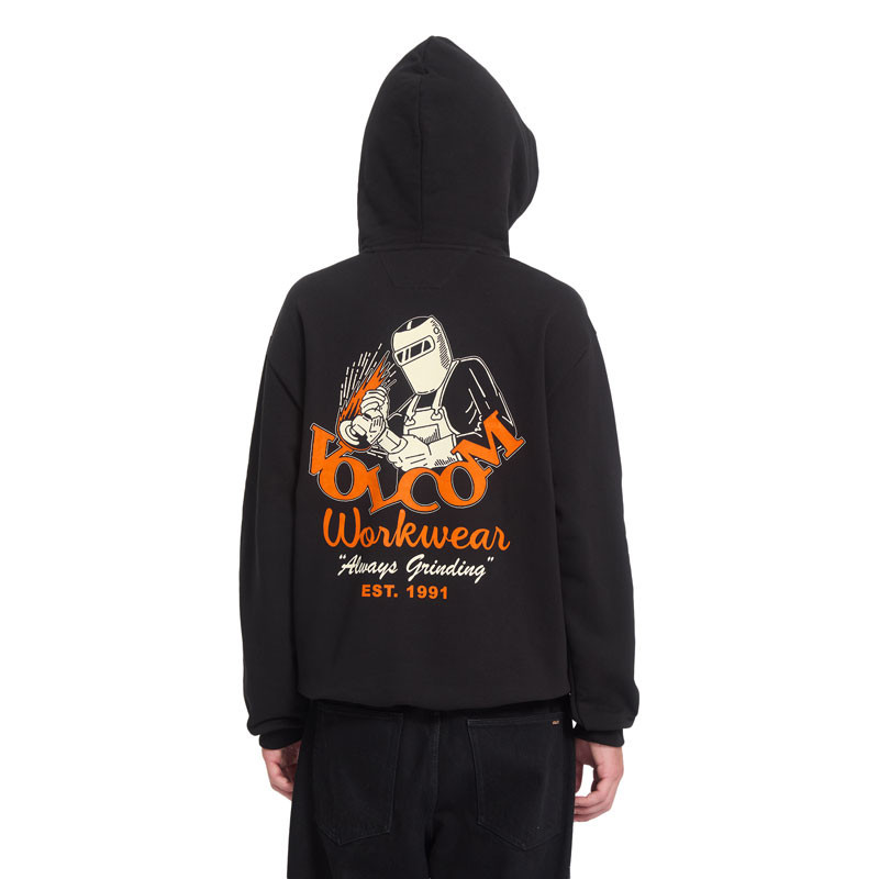 Sudadera Volcom: Always Grinding Po (Black)
