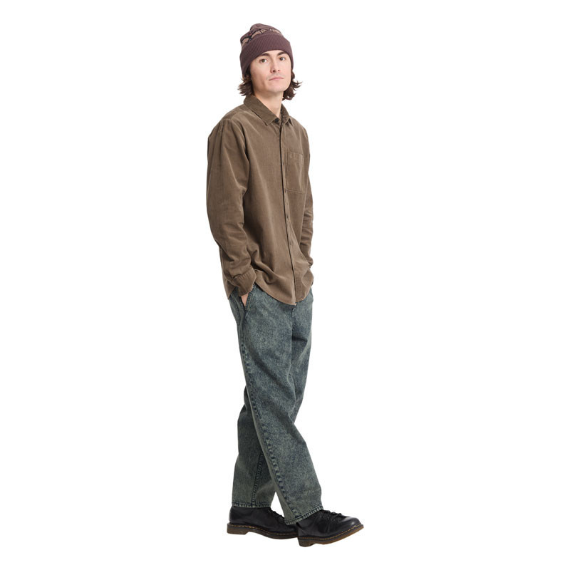 Camisa Volcom: Zander Cord LS (Earth)