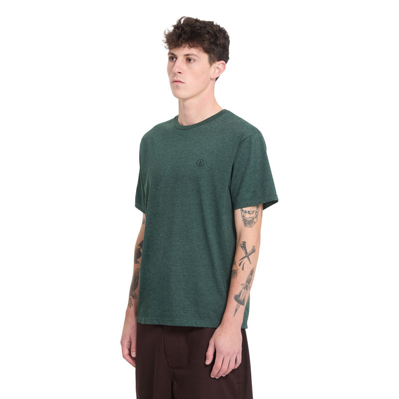 Camiseta Volcom: Circle Blanks Hth Sst (Scarab)