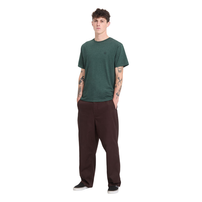 Camiseta Volcom: Circle Blanks Hth Sst (Scarab)