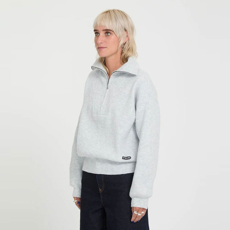 Jersey Volcom: Voltrane Sweater (Bone Heather)