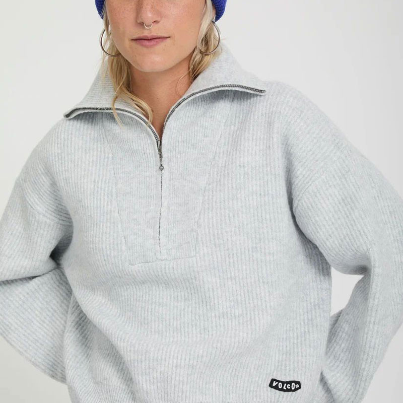 Jersey Volcom: Voltrane Sweater (Bone Heather)