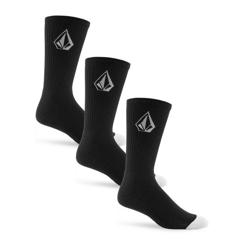 Calcetines Volcom: Full Stone Sock 3Pk (Black)