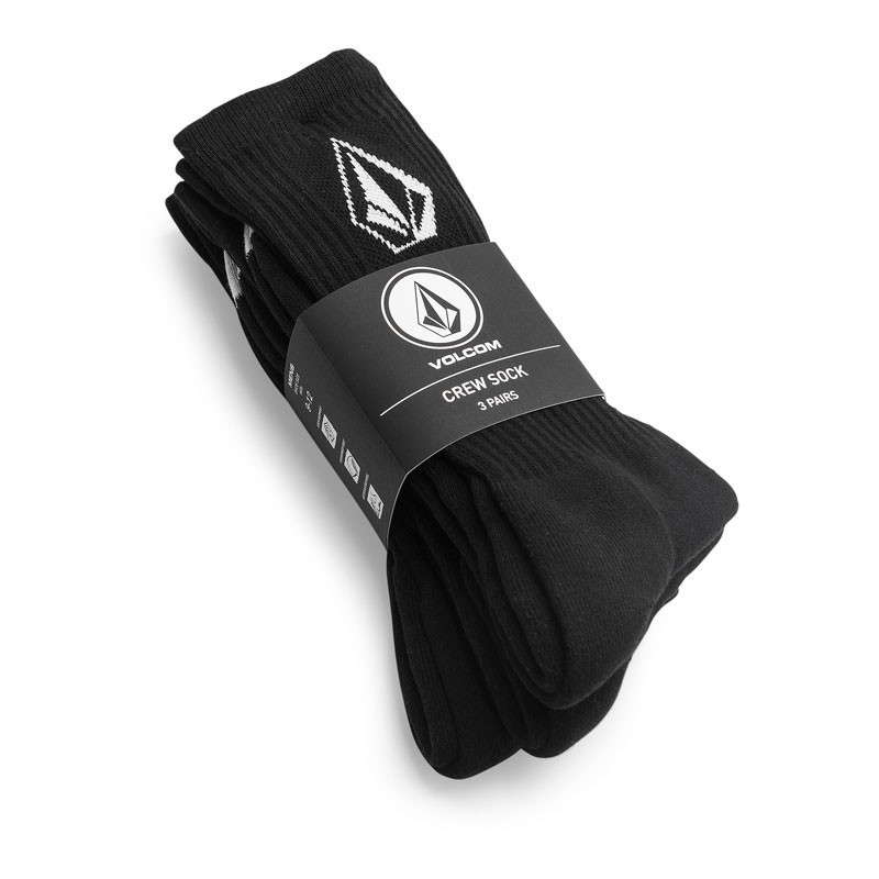 Calcetines Volcom: Full Stone Sock 3Pk (Black)