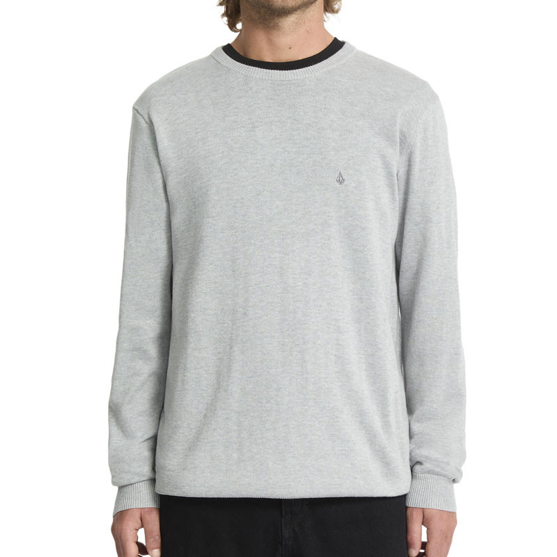 Jersey Volcom: Uperstand Sweater (Light Grey Heather)